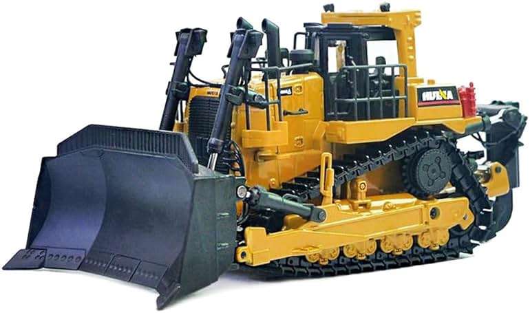 Ailejia 1/50 Scale Diecast Truck Alloy Models Bulldozer Vehicle Construction Vehicle Model Engineering Car Toy boy Gift (Bulldozer) - Image 1