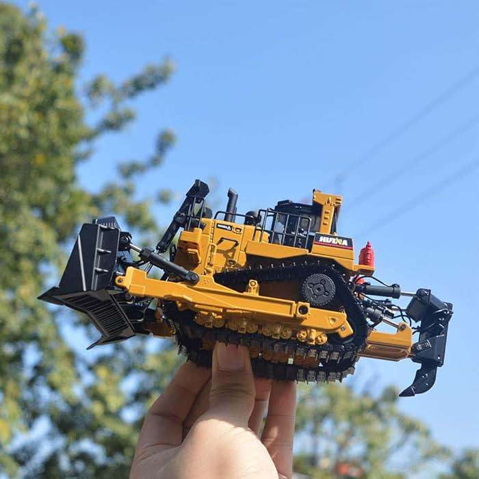 Ailejia 1/50 Scale Diecast Truck Alloy Models Bulldozer Vehicle Construction Vehicle Model Engineering Car Toy boy Gift (Bulldozer) - Image 6