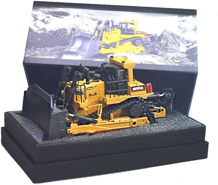 Ailejia 1/50 Scale Diecast Truck Alloy Models Bulldozer Vehicle Construction Vehicle Model Engineering Car Toy boy Gift (Bulldozer) - Image 7