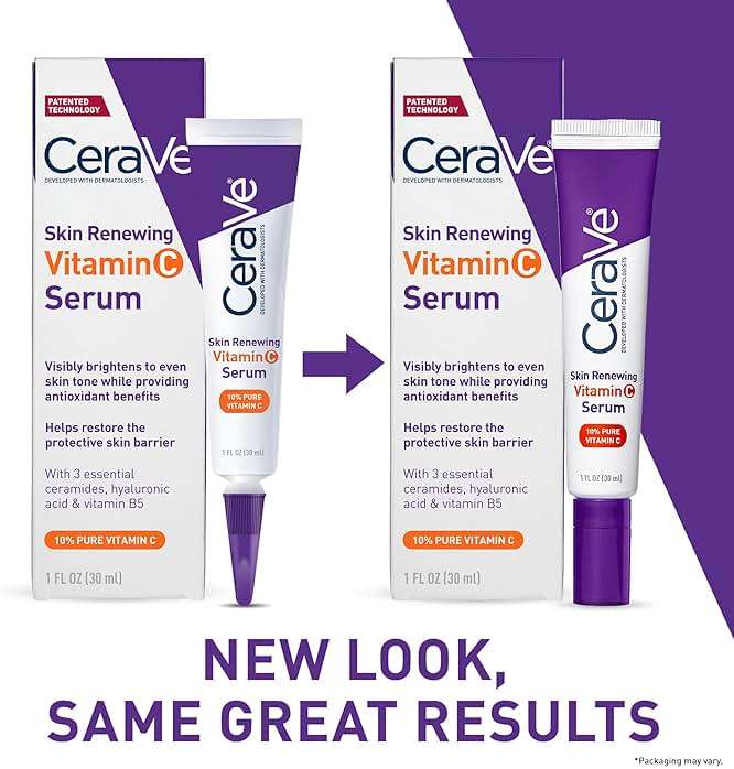 CeraVe Vitamin C Serum for Face with 10% Pure Vitamin C, Hyaluronic Acid & 3 Essential Ceramides, Skin Brightening Antioxidant Serum, Hydrates & Improves Skin Tone & Texture, Fragrance-Free, 1oz - Image 2