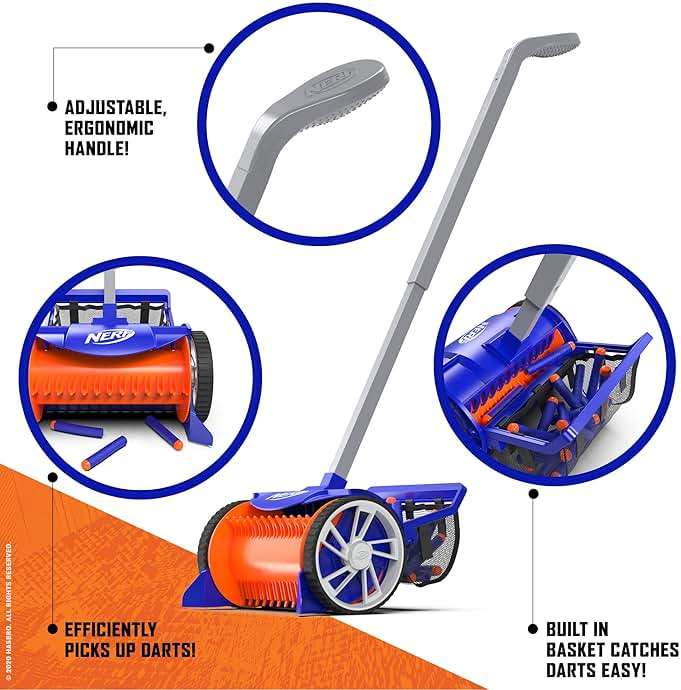 NERF Elite Dart Rover- Picks up 100 Darts! - Image 3