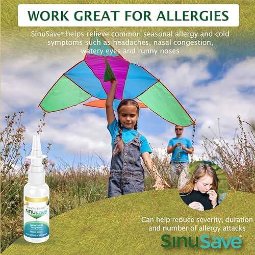 Sinusave Kids Strength / All-Natural, Drug Free, Nasal Wash & Allergy Spray / Sinus Spray for Fast Relief from Nasal Congestion - 1 oz - Image 3