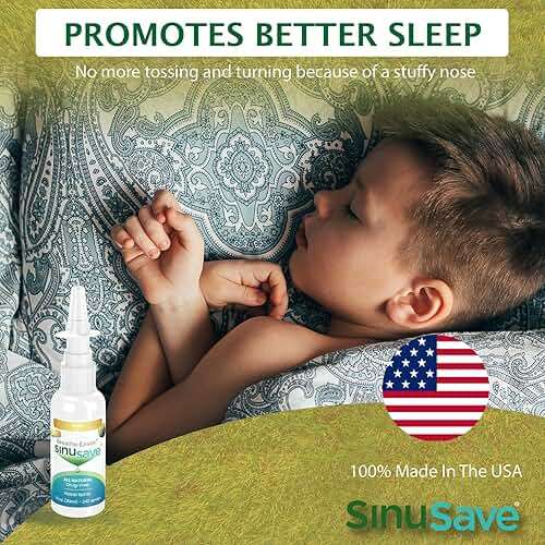 Sinusave Kids Strength / All-Natural, Drug Free, Nasal Wash & Allergy Spray / Sinus Spray for Fast Relief from Nasal Congestion - 1 oz - Image 6