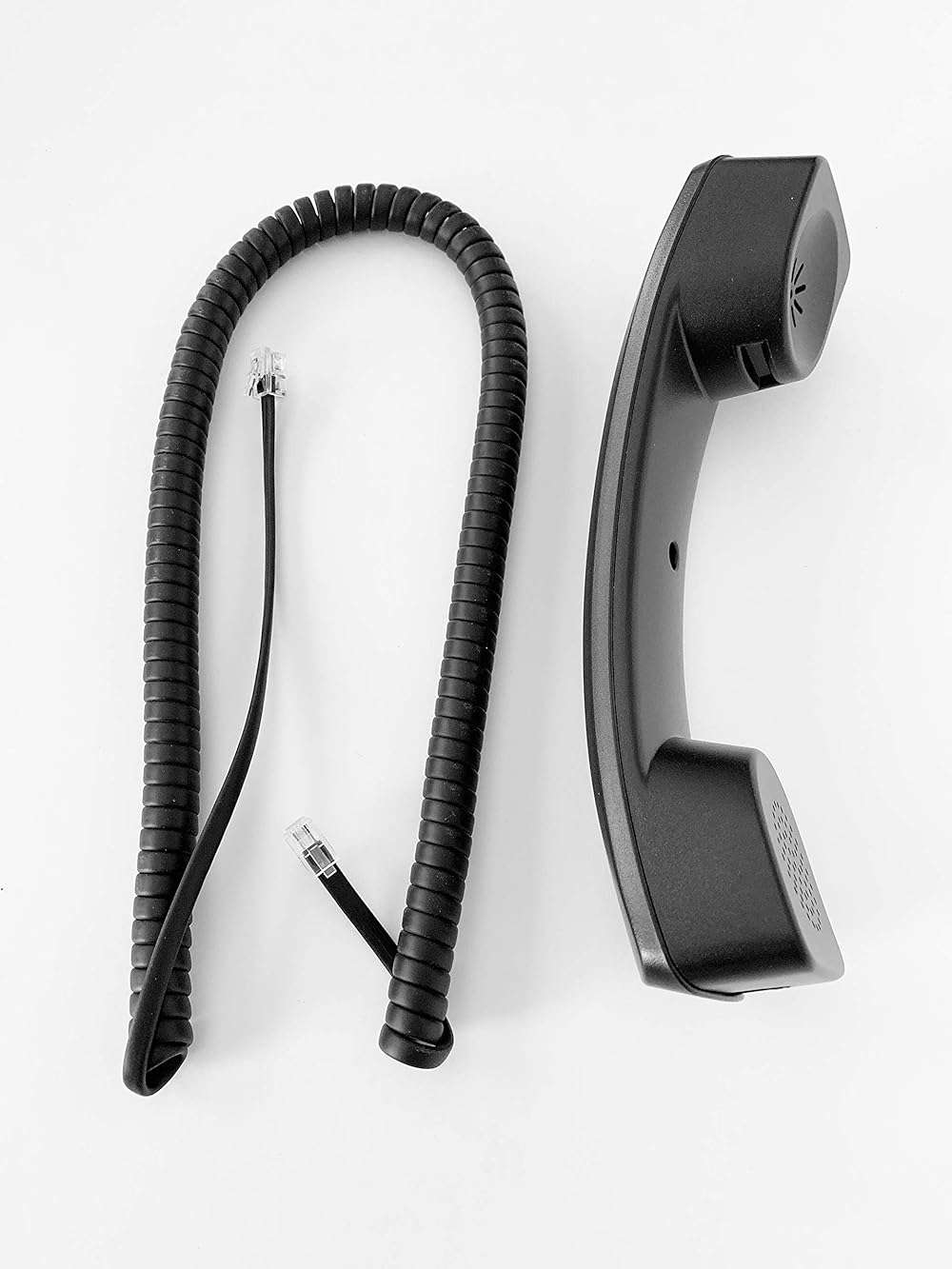 The VoIP Lounge Handset Receiver with Curly Cord for Toshiba DP5000 and IP5000 Series Phone Black DP5008 DP5022-SD DP5122-SD DP5032-SD DP5132-SD IP5022-SD IP5122-SD IP5122-SDC IP5132-SD IP5131-SDL - Image 2