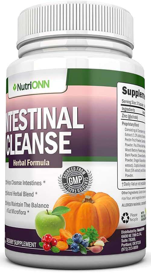 Intestinal Cleanse - All Natural Herbal Detox Formula - Full 10-Day Detox Program - Wormwood, Cranberry, Paul D'Arco, Goldenseal, Garlic, Black Walnut Hull, Echinacea and 10 Other Natural Ingredients - Image 7