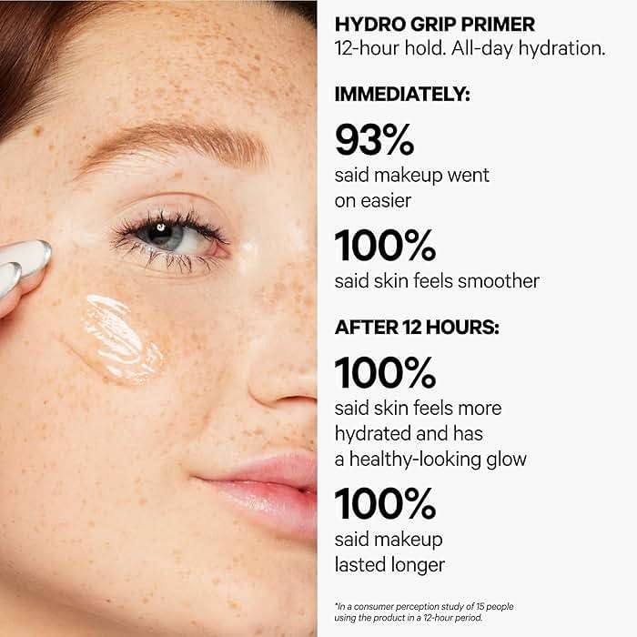 Milk Makeup Hydro Grip Primer with Hyaluronic Acid + Niacinamide – Hydrating Face Primer Grips Makeup for Up to 12 Hours – Silicone-Free, Lightweight Gel with Dewy Finish - Image 2
