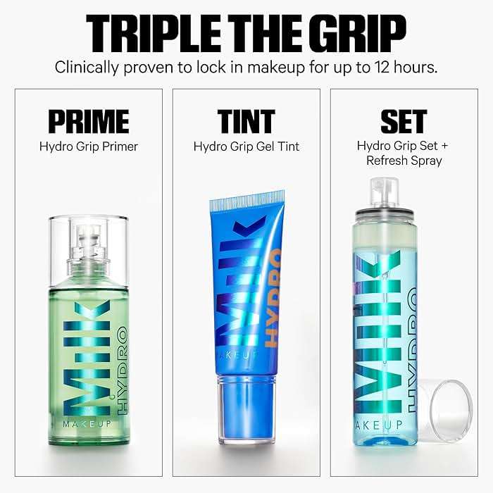 Milk Makeup Hydro Grip Primer with Hyaluronic Acid + Niacinamide – Hydrating Face Primer Grips Makeup for Up to 12 Hours – Silicone-Free, Lightweight Gel with Dewy Finish - Image 7