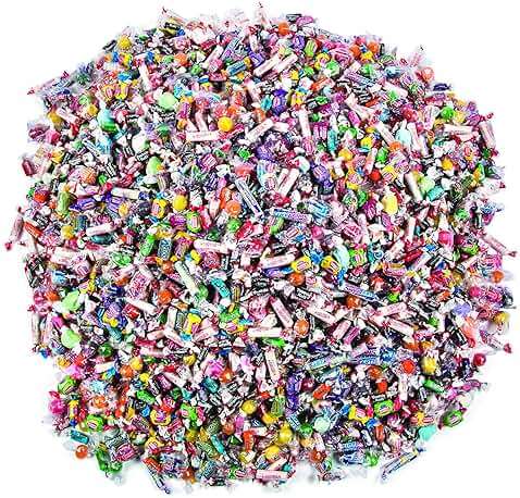 Fun Express Bulk Candy Variety Pack 30 lb, Approx 3000 Pieces - Individually Wrapped Assorted Candy for 4th of July, Party Favors, Pinata Stuffers & Goodie Bags | Premium Mix for Birthdays, Carnivals & Parades - Image 1