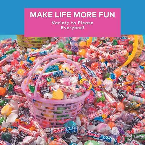 Fun Express Bulk Candy Variety Pack 30 lb, Approx 3000 Pieces - Individually Wrapped Assorted Candy for 4th of July, Party Favors, Pinata Stuffers & Goodie Bags | Premium Mix for Birthdays, Carnivals & Parades - Image 5