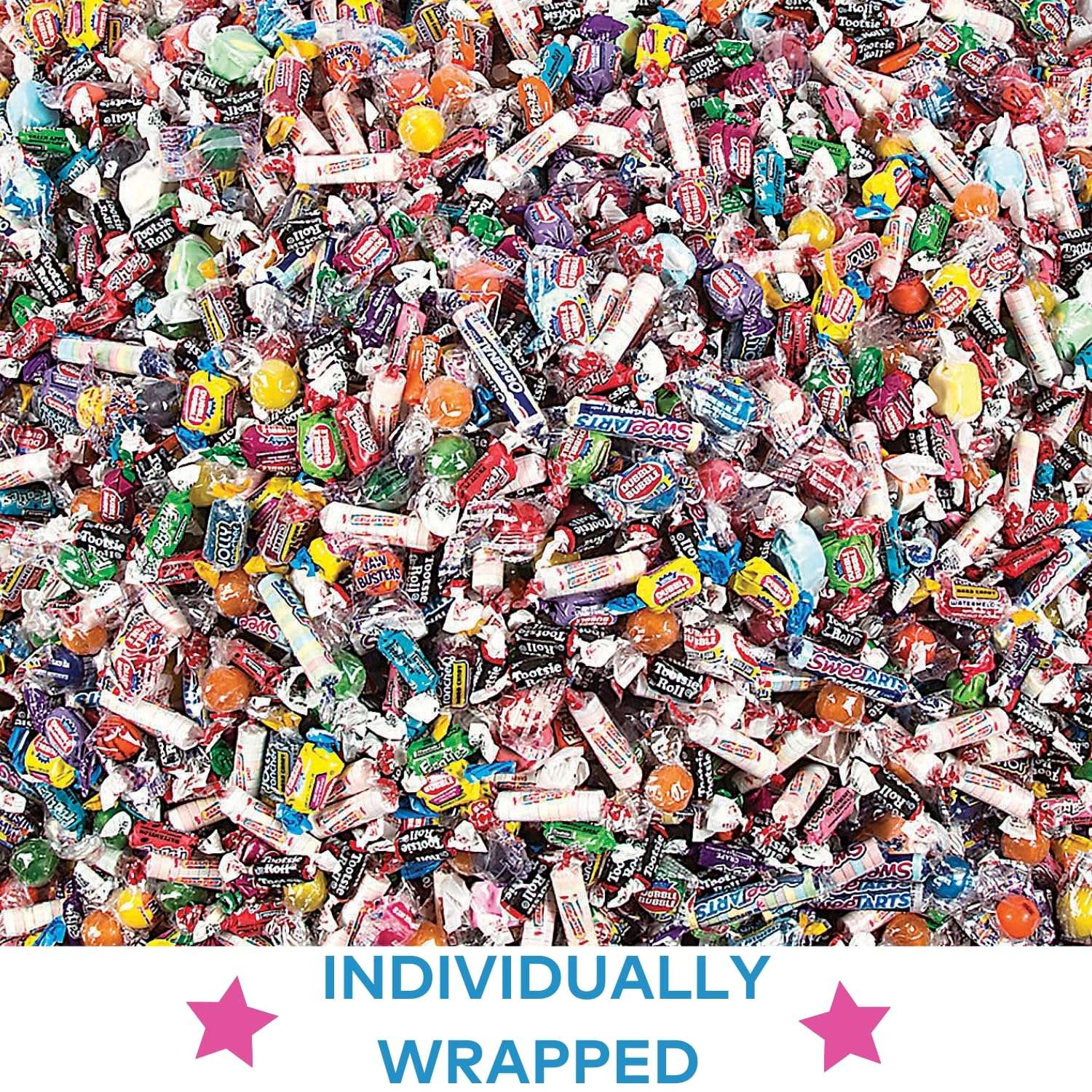 Fun Express Bulk Candy Variety Pack 30 lb, Approx 3000 Pieces - Individually Wrapped Assorted Candy for 4th of July, Party Favors, Pinata Stuffers & Goodie Bags | Premium Mix for Birthdays, Carnivals & Parades - Image 6