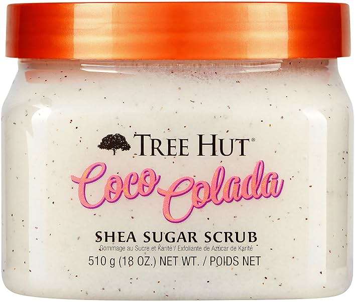 Tree Hut Coco Colada Body Scrub, Exfoliating & Hydrating Sugar Scrub with Shea Butter & Essential Oils, Smooth Skin, Body Exfoliator For All Skin Types, Self Care Gifts for Women, Vegan, 18 Oz - Image 1
