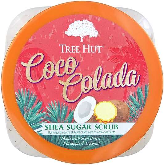 Tree Hut Coco Colada Body Scrub, Exfoliating & Hydrating Sugar Scrub with Shea Butter & Essential Oils, Smooth Skin, Body Exfoliator For All Skin Types, Self Care Gifts for Women, Vegan, 18 Oz - Image 3