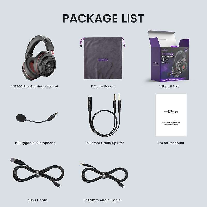 EKSA E900 Pro USB Gaming Headset for PC - Computer Headset with Detachable Noise Cancelling Mic, 7.1 Surround Sound, 50MM Driver - Headphones with Microphone for PS4/PS5, Xbox One, Laptop, Office - Image 7