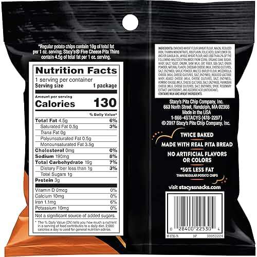 Stacy's Pita Thins Variety Pack, No Artificial Colors or Flavors, 1 Oz (24 Count) - Image 8