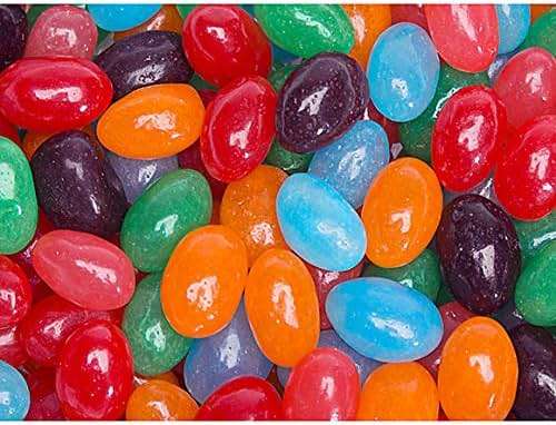 JollyRancherJelly Beans Candy Original 5 Pounds 80 oz All (5 Colors & Flavors Mix) - Perfect For Egg Hunt, Gifting Or Any Occasion Assorted Flavors Strawberry Orange Blue Raspberry Watermelon Berry Apple Lemonade and more 5 Lb Bulk Bag - Image 1