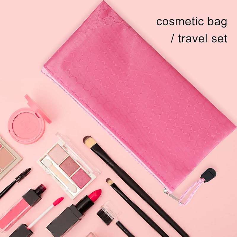 EOOUT 24pcs Pencil Pouch Bulk, Bill Size Zipper Pouches Pencil Case, Waterproof Pencil Bags for Office Supplies, Kids, Travel Accessories Stationery 12 Colors - Image 5