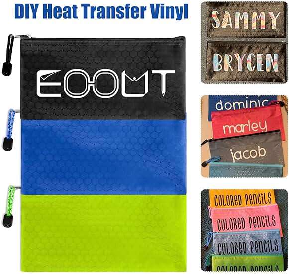 EOOUT 24pcs Pencil Pouch Bulk, Bill Size Zipper Pouches Pencil Case, Waterproof Pencil Bags for Office Supplies, Kids, Travel Accessories Stationery 12 Colors - Image 7