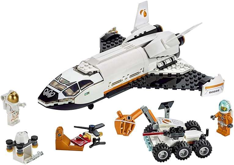 LEGO City Space Mars Research Shuttle 60226 Space Shuttle Toy Building Kit with Mars Rover and Astronaut Minifigures, Top STEM Toy for Boys and Girls, New 2019 (273 Pieces) - Image 3