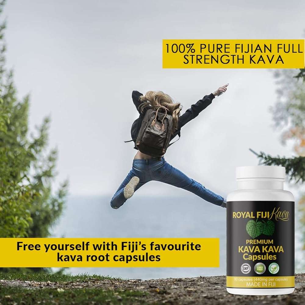 Royal Fiji Kava Pure Noble Kava Capsules Highest Grade Fijian Kava Kava Extract 1760mg Servings 100% Organic for Relaxation & Mood Support - Image 4