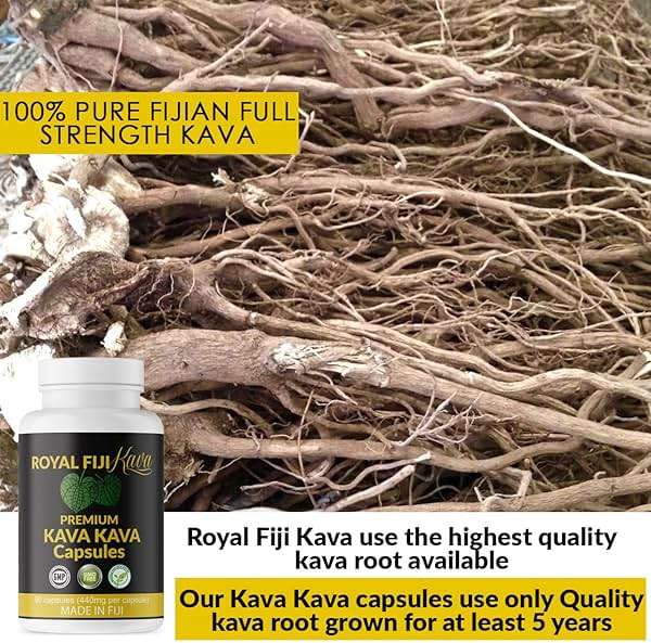 Royal Fiji Kava Pure Noble Kava Capsules Highest Grade Fijian Kava Kava Extract 1760mg Servings 100% Organic for Relaxation & Mood Support - Image 5