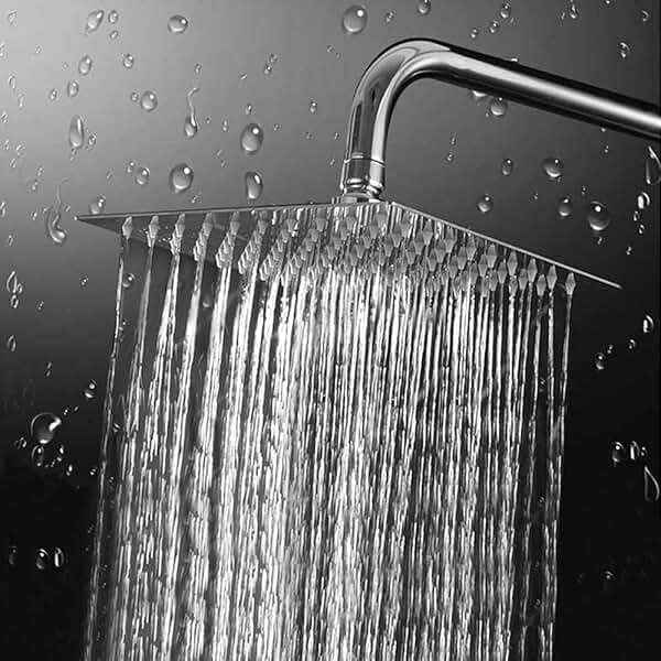 NearMoon Rain Shower Head, High Flow Stainless Steel Square Rainfall Shower, High Pressure Design, Awesome Shower Experience Even At Low Water Flow (8 Inch, Chrome Finish) - Image 7