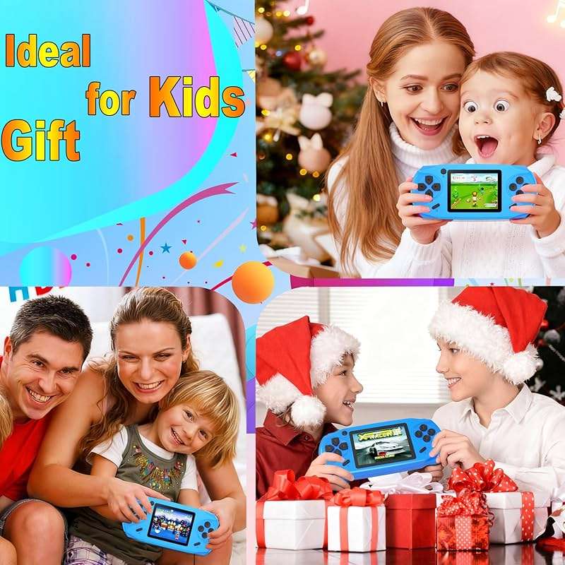 Beijue 16 Bit Handheld Games for Kids Preloaded 220 Retro Video Games, Blue | 3.0" HD Screen, Rich Gameplay,USB-C Rechargeable, 6+Hrs Play, Portable Travel Toy for Car Flights,Boys Girls Birthdays Gift - Image 6