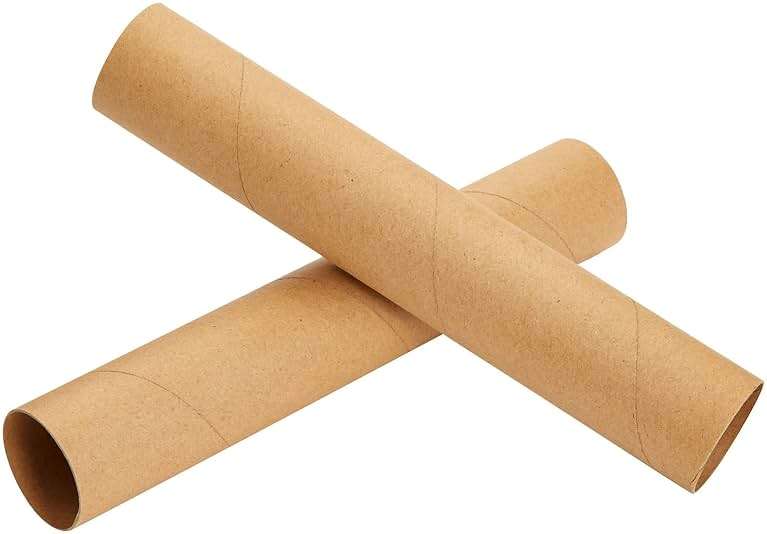 Bright Creations Cardboard Tubes - Paper Towel Rolls for Crafts - Paper Towel Cardboard Tubes - 10 in Length, 1.7 in Diameter, Brown, Pack of 24 - Image 9