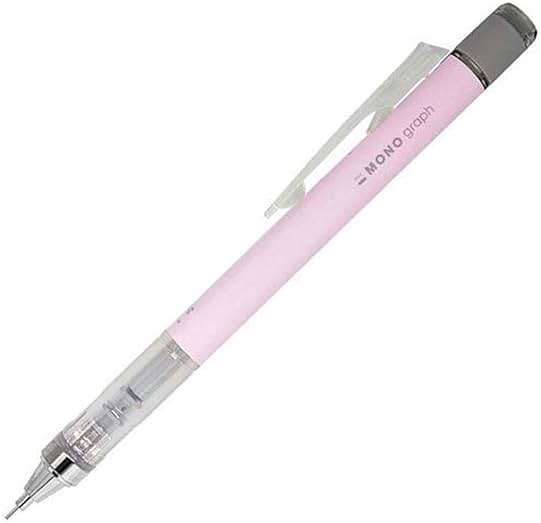 Tombow Mechanical Pencil, Monograph Pastel Color 0.5mm, Sakura Pink (DPA-136E) - Image 4