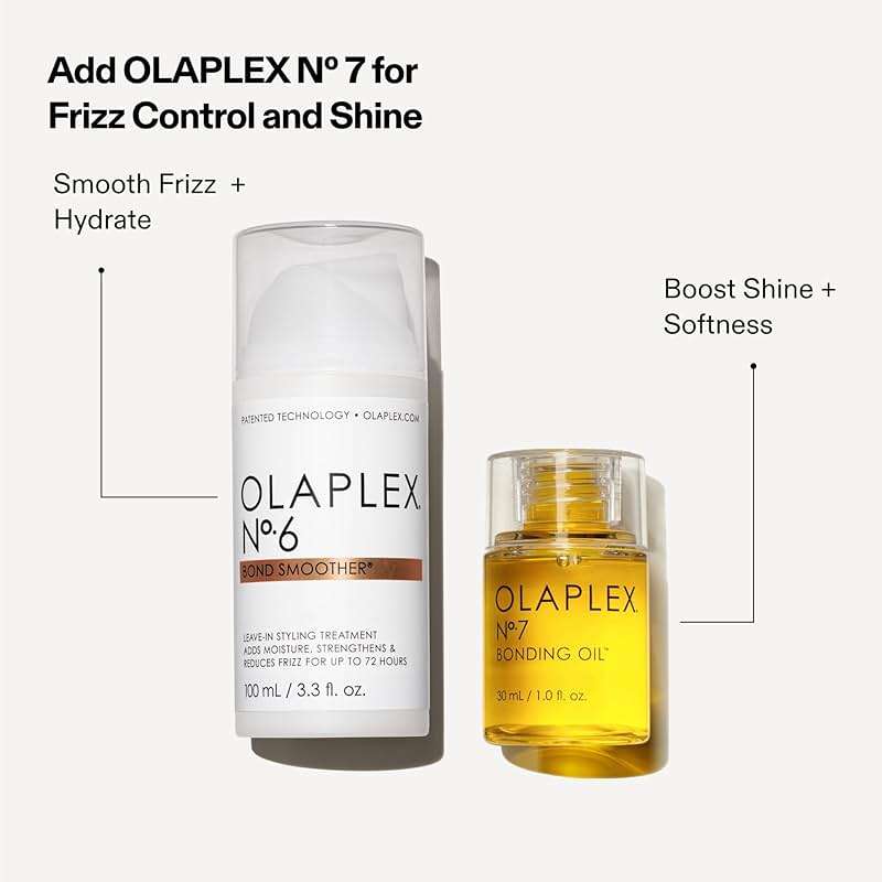 Olaplex Nº. 6 Bond Smoother: Leave-In Styling Treatment | Smooths, Conditions, & Strengthens | Frizz Control for Up to 72 Hours - Image 8