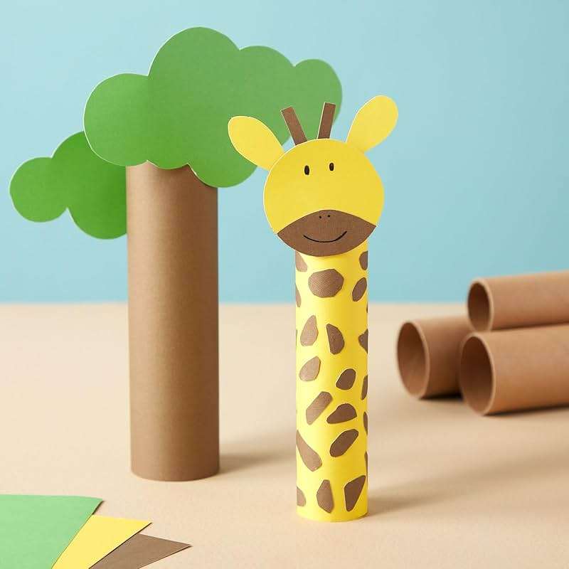 Bright Creations Paper Towel Tubes - 50-Pack Brown Cardboard Tubes, 2 Sizes (1.2 x 6 in & 1.7 x 7.5 in) - Cardboard Roll Crafts & DIY Art Projects - Image 5