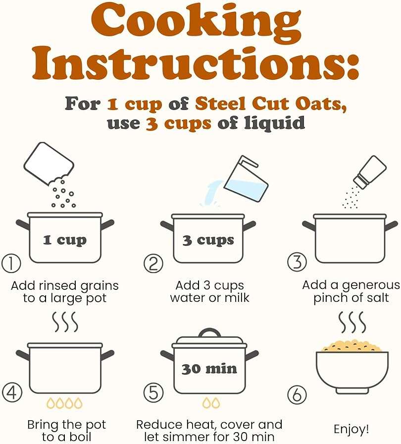 Food to Live Organic Steel Cut Oats, 10 Pounds – 100% Whole Grain Irish Oats, Non-GMO Cereal, Non-Irradiated, Vegan, Bulk, Product of the USA - Image 5