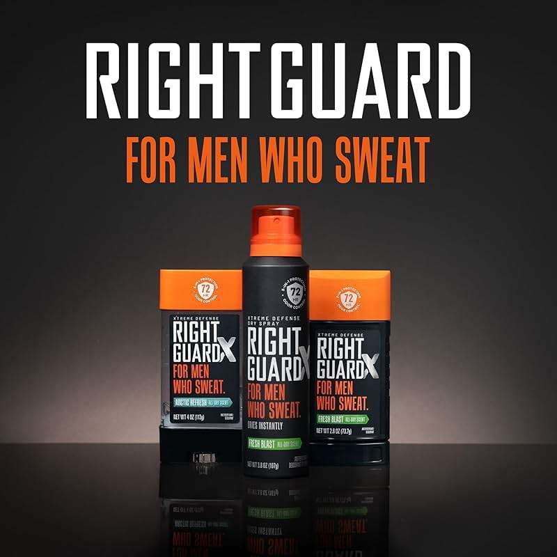 Right Guard Xtreme Defense Antiperspirant Deodorant Gel, Arctic Refresh Scent - 5-in-1 Deodorant Men Can Trust, 72-Hour Odor Control Invisible Gel for Men, 4 oz (4 Pack) - Image 9