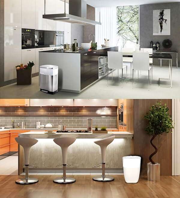 FORID Clear Medium Garbage Bags – 8 Gallon Plastic Trash Bags 30 Liter Wastebasket Bin Liners 220 Count for Bathroom Bedroom Office Trash Can - Image 6