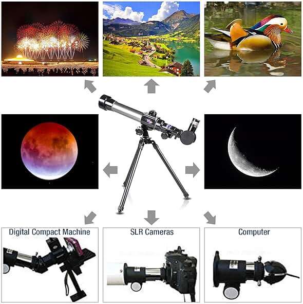 ArtCreativity Classic Kids Telescope for Beginners, Tripod, 3 Eyepieces, STEM Astronomy Toy, Educational Science Gift for Boys and Girls Ages 3+, 1 Piece - Image 5