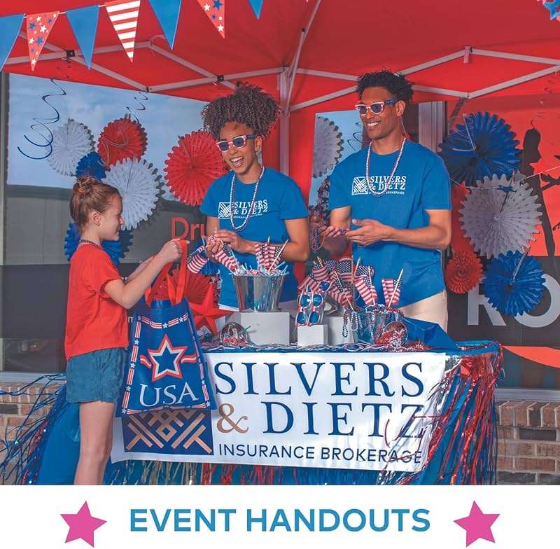 Fun Express Bulk Patriotic Candy Individually Wrapped - 1000 Pieces Premium Assorted Candy and Lollipops to Make Every Occasion Sweet - 4th of July, Memorial Day and Veteran's Day Favors - Image 5