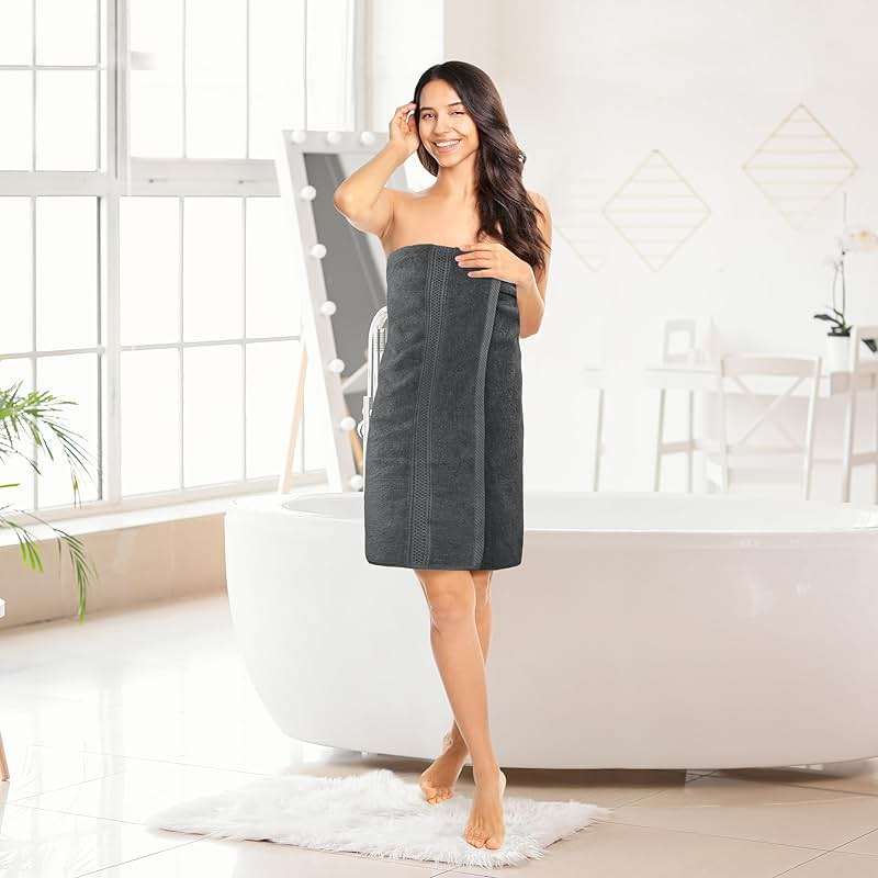 Utopia Towels 4 Pack Premium Bath Towels Set, 27 by 54 Inches, 100% Ring Spun Cotton 600GSM, Lightweight and Highly Absorbent Quick Drying Towels, Perfect for Daily Use, Grey - Image 6