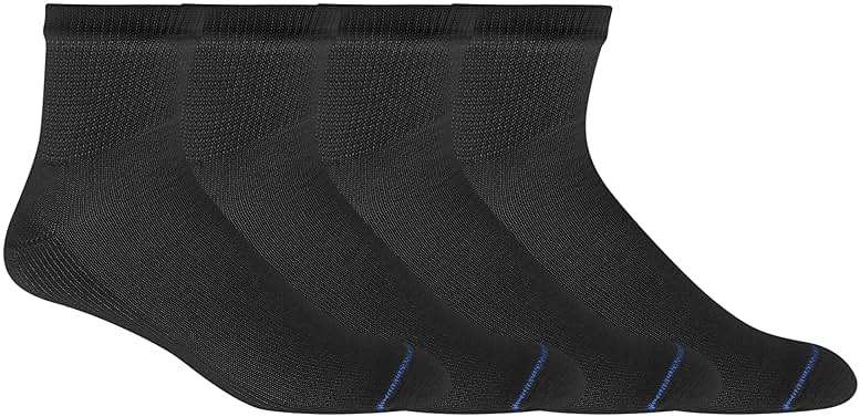 Dr. Scholl's Men's Diabetes and Circulatory Ankle Socks 4 Pair - Image 1