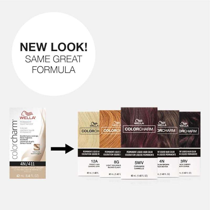 WELLA Color Charm Permanent Liquid Hair Color for Gray Coverage, Red - Image 5