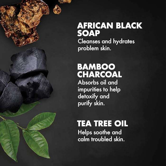 SheaMoisture African black soap bamboo charcoal body scrub exfoliate, 6 Ounce - Image 5