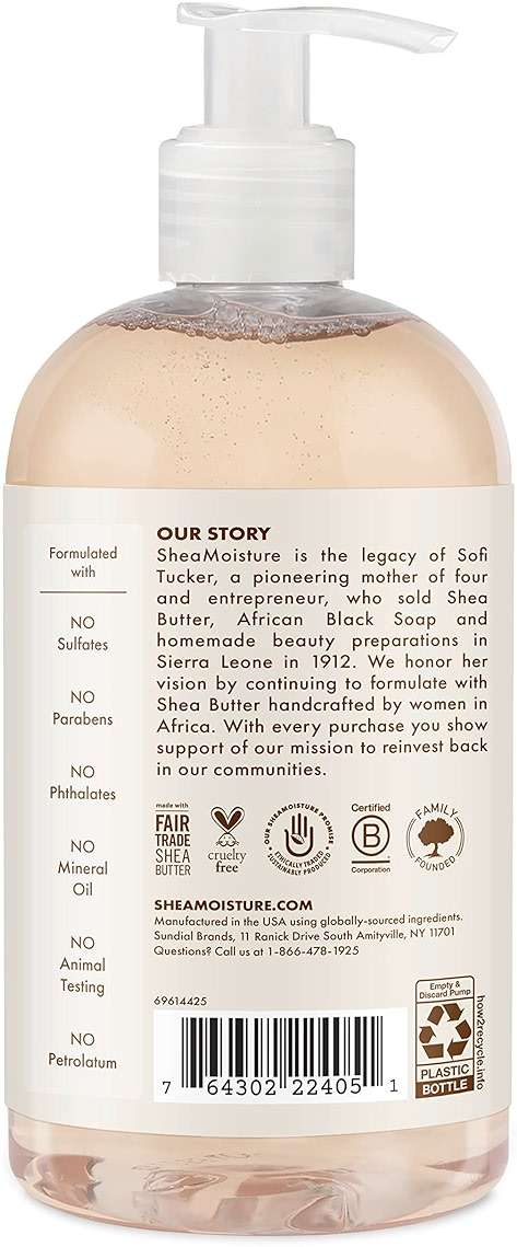 SheaMoisture Baby Wash and Shampoo 100% Virgin Coconut Oil for Baby Skin Cruelty Free Skin Care 13 oz - Image 2