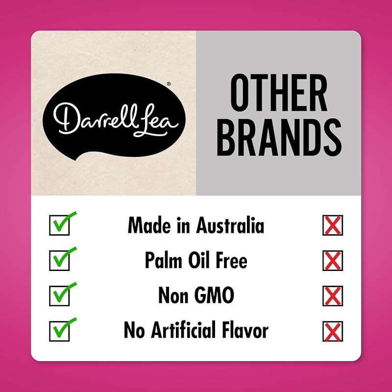 Darrell Lea Soft Australian Licorice, Non-GMO, No Palm Oil, Vegetarian Friendly, No High Fructose Corn Syrup, Soft & Chewy Licorice Candy, Made in Australia (Mixed Fruit, 7 Ounce (Pack of 1)) - Image 5