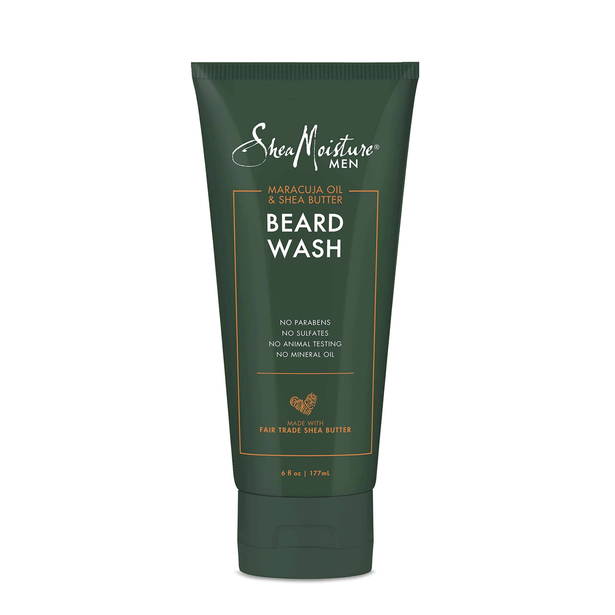 SheaMoisture Beard Wash for Full Beards - Maracuja Oil & Shea Butter to Deep Clean and Refresh - 6 oz - Image 1