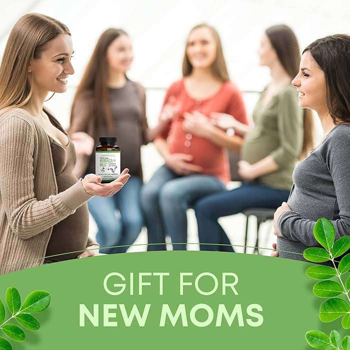 Lactation Supplement - Organic Moringa Capsules for Breastfeeding Support to Increase Breastmilk Supply (120 ct) Pure Malunggay Leaf Powder for Milk Production Booster & Postnatal Vitamins A E K 500mg - Image 5