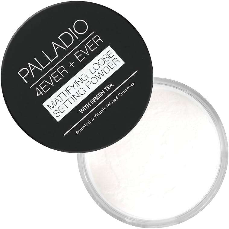 Palladio 4 Ever+Ever Mattifying Loose Setting Powder (Mattifying Powder) - Image 3