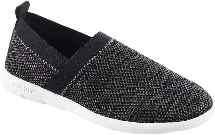 Isotoner Women's Lightweight and Breathable Elastic Knit Slip-on Shoe - Image 2