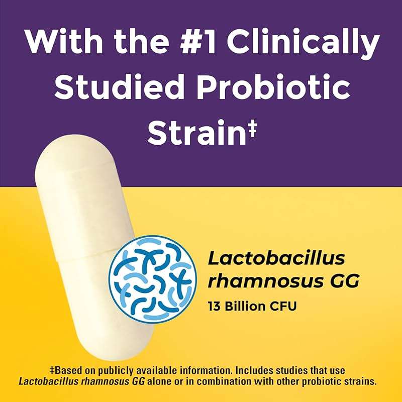Nature Made Probiotics for Digestive Health Extra Strength 15 Billion CFU from Live Cultures, Probiotics for Women and Men, 30 Probiotic Capsules, 30 Day Supply - Image 3