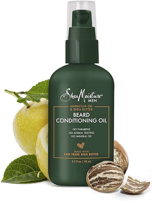 SheaMoisture Beard Conditioning Oil for a Full Beard Maracuja Oil and Shea Butter to Moisturize and Soften 3.2 oz - Image 9