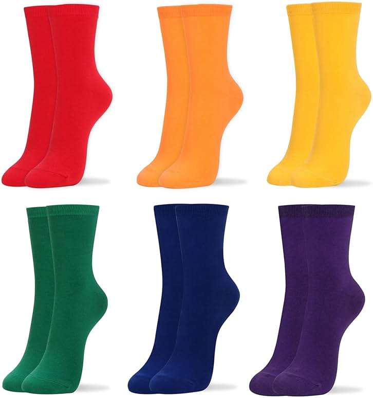 Kikiya Women's Cotton Pattern Socks Crew & Ankle | Cute Graphic Design Variety Pack | Ladies Girls Daily Wear Gift | Size 6-9 - Image 1