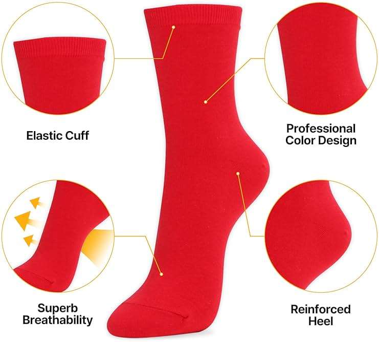 Kikiya Women's Cotton Pattern Socks Crew & Ankle | Cute Graphic Design Variety Pack | Ladies Girls Daily Wear Gift | Size 6-9 - Image 3