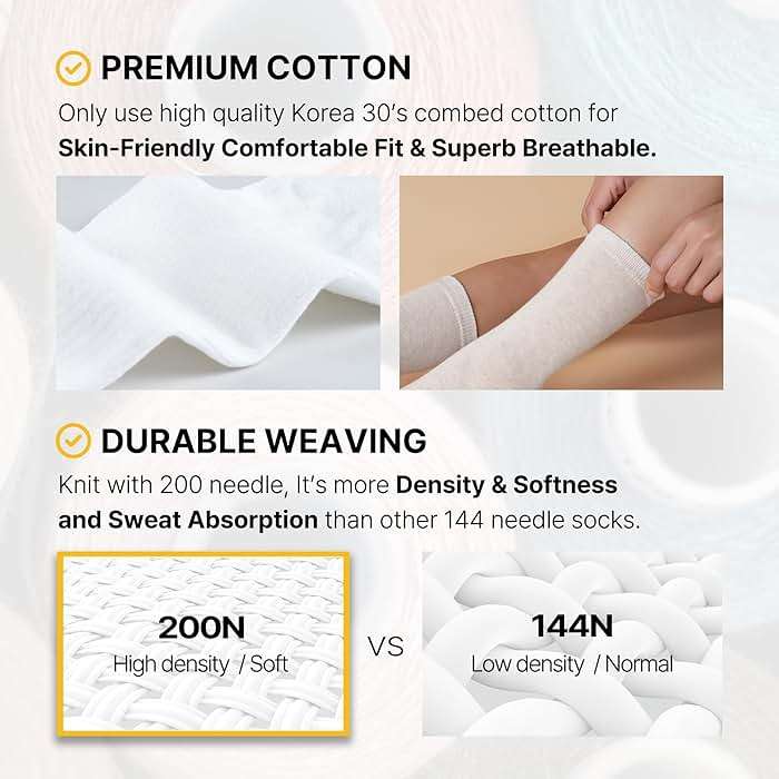 Kikiya Women's Cotton Pattern Socks Crew & Ankle | Cute Graphic Design Variety Pack | Ladies Girls Daily Wear Gift | Size 6-9 - Image 4